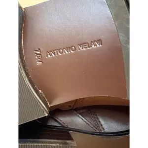 Antonio Melani Brown Riding Boots Leather Buckle Size 7.5 NWOT thumbnail 7