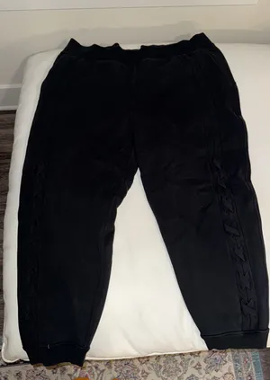 Lululemon Braided Detail High-Rise Joggers Black thumbnail 1