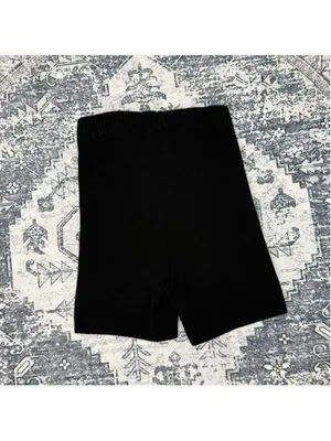 Alo Yoga Scholar Knit High-Waist Cotton Blend Short - Size XS thumbnail 5