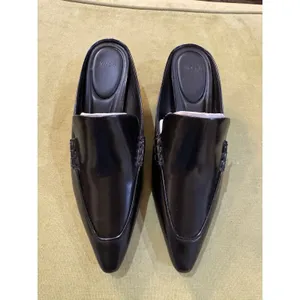 Vince Women's Samy Pointed Toe Pumps‎ Black Patent Size 7 Kitten Heel Witch Core thumbnail 3