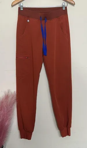 FIGS • Zamora jogger scrub pants in sold out auburn color thumbnail 11