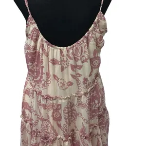 Free People Julianna Maxi Dress for‎ Women Size Small Pockets Rose & Ivory NWT thumbnail 9
