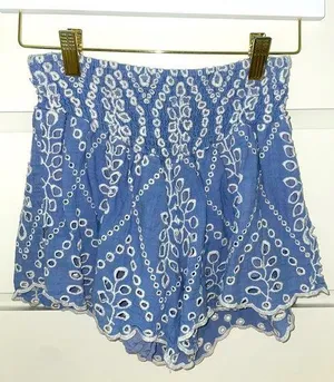 Olivaceous Embroidered Shorts! thumbnail 1