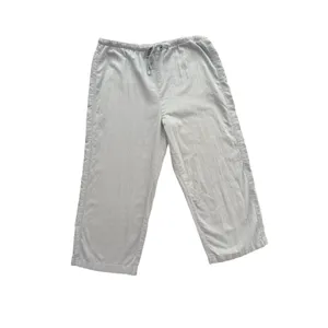 Jockey Women's Pajama Pants Medium Light Blue 100% Cotton Drawstring Sleep Pants thumbnail 10