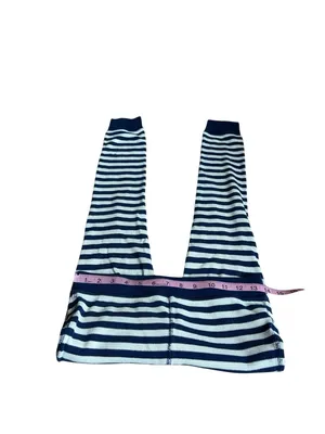 J. CREW blue and white striped pajama pants thumbnail 3