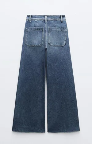 ZARA Marine High Rise Jeans thumbnail 3