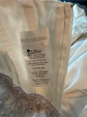 Stunning New David’s Bridal Beaded Ball Gown Wedding Gown thumbnail 8