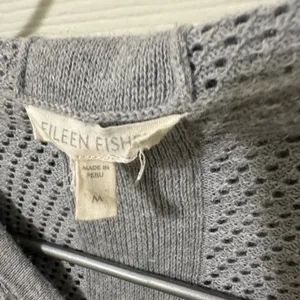 EILEEN FISHER Light Gray Jacket with hood. thumbnail 3