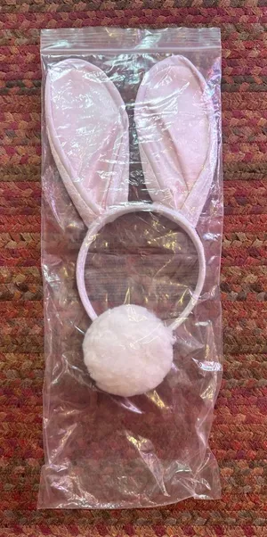 New Bunny Costume Headband & Tail thumbnail 1