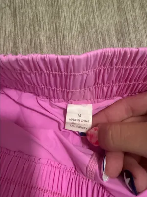 Amazon pink butterfly flowy shorts thumbnail 2