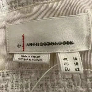 Anthropologie $180 Mini Tank Tweed Dress Vacation Resort Beachy‎ Natural Preppy thumbnail 8