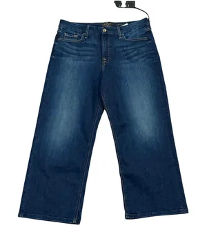 Jen 7 by For All Man Kind Cropped Wide Leg Jeans NWT thumbnail 1