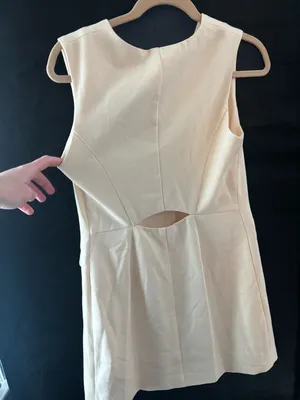Sage The Label Button Suit Style Mini Dress, NWT thumbnail 4