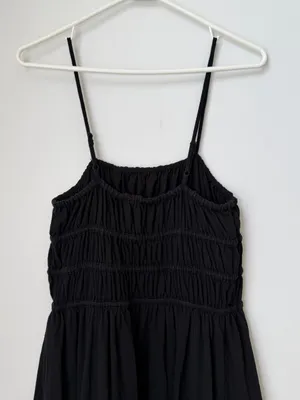 American Eagle Sunchaser Knit Smocked Bodice Midi Dress Size Medium thumbnail 6