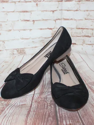 Sared exclusivo Black Slip On Loafer Women's Size 7.5 / 8 thumbnail 2