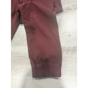 Levi's Burgundy Paperbag Jogger Pants Women's Small Stretch Pull On thumbnail 7
