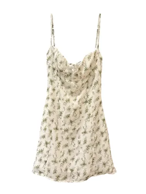 House of CB Christiana Garden Print Mini Dress Size: XS thumbnail 3