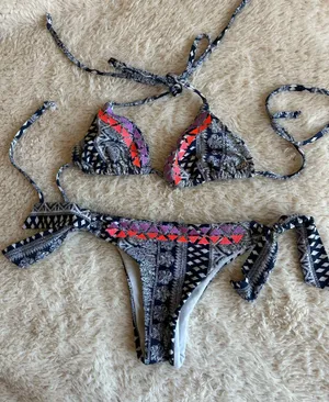 Roxy Bikini Set Navy Floral thumbnail 1