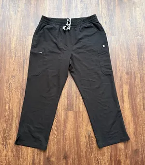 FIGS Women’s Black Yola Skinny Scrub Pants Nurse Hospital - Size XXL Petite thumbnail 1