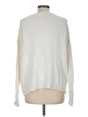 Wild Fable White Flag-Front Knit Sweater - Women's xL nwot thumbnail 2