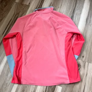 Columbia women’s Pink and Gray Quarter-Zip Sweatshirt size XL thumbnail 4