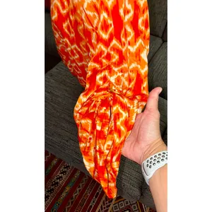 Michael Michael Kors Orange Long-sleeve Top, Sz M thumbnail 3
