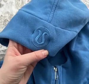 Lululemon Scuba Oversized Full Zip Hoodie Xs/s Blue Nile thumbnail 4