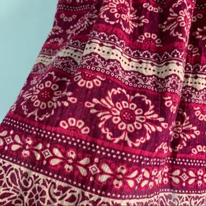 Forever 21 Dark Pink Skirt thumbnail 6