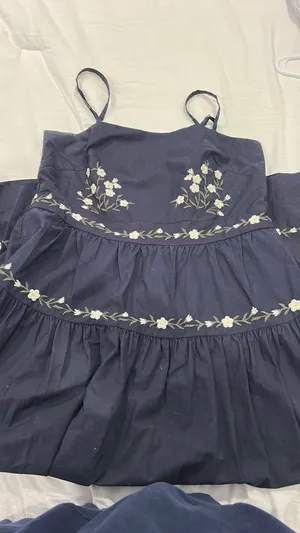 Free Assembly Navy Blue Maxi Dress thumbnail 2