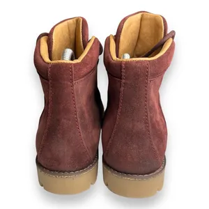 Birkenstock Women's‎ Size 7 Nubuck Leather Laced Ankle Boots Burgundy EU 38 thumbnail 4
