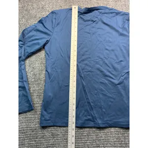 Womens Blue Long Sleeve Crewneck Tee Slim Fit Base Layer Athletic Top‎ Small thumbnail 3