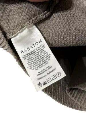 ARITZIA Babaton Taupe Ribbed Contour Square Neck Tank Top thumbnail 6