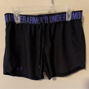 Under Armour Women's Black Shorts thumbnail 2