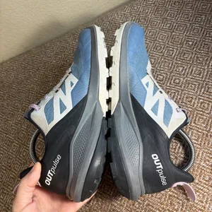 Salomon Outpulse Gore-Tex Hiking Shoes Womens Sz 8.5 Blue Grey Outdoor Gorpcore thumbnail 9