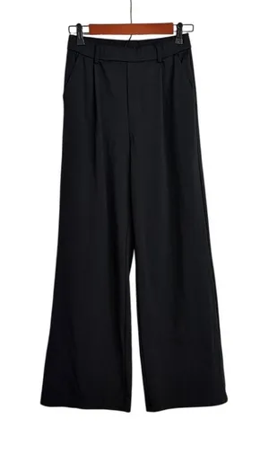 Halara Flex High Waisted Pleated Wide Leg Work Casual Pants Black Size Small thumbnail 1