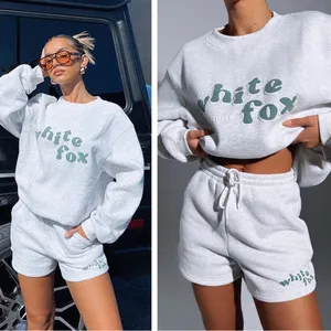 WHITE FOX Limited Edition 4th Edition Lounge Sweat Shorts in Smoke Grey Sz. M thumbnail 2