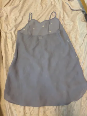 Gilligan & o’malley purple floral slip dress thumbnail 2