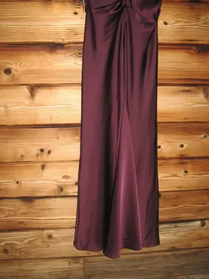 NWT Betsy & Adam Velvet Satin Plum Gown Dress Size 12 thumbnail 11