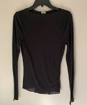 Abercrombie and Fitch Black Long Sleeve with Tank Top thumbnail 1