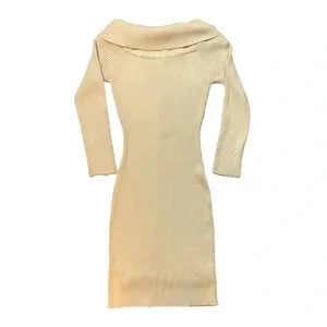 NWT Gilli Ribbed Off The Shoulder Bodycon Sweater Dress thumbnail 3