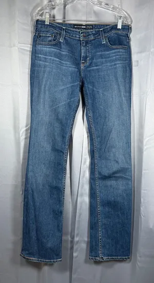 Big Star Remy Boot Jean Womens 32x32 Blue Lo Rise Denim Y2K Flare Western Casual thumbnail 1