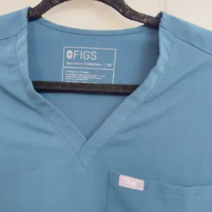 261 | FIGS Technical Collection Women‎ XS V-Neck Medical Nurse Healthcare Teal thumbnail 3