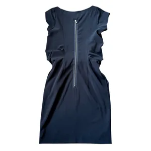 Carven Black Mini Dress Twist Size 4 thumbnail 2