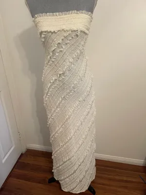 Endless Rose Strapless Ruffle Maxi Dress thumbnail 4