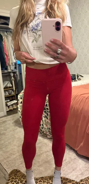 All In Motion Red leggings thumbnail 1