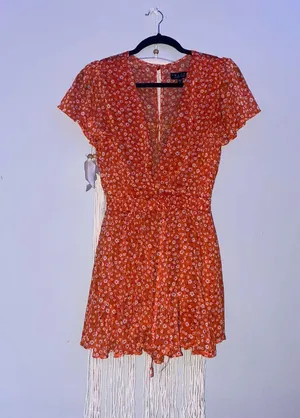 Trixxi Floral Romper thumbnail 1