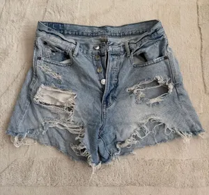 American Eagle Shorts Denim Distressed thumbnail 1