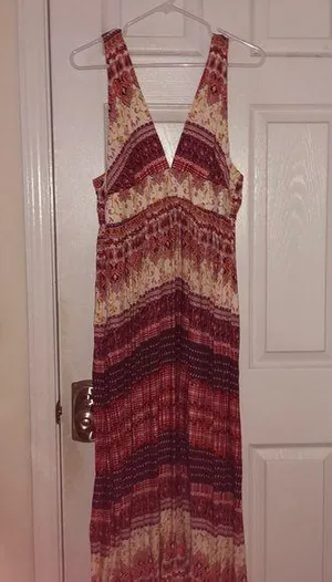 NWT Suzanne Betro Maxi Dress. Ladies size XL. thumbnail 1