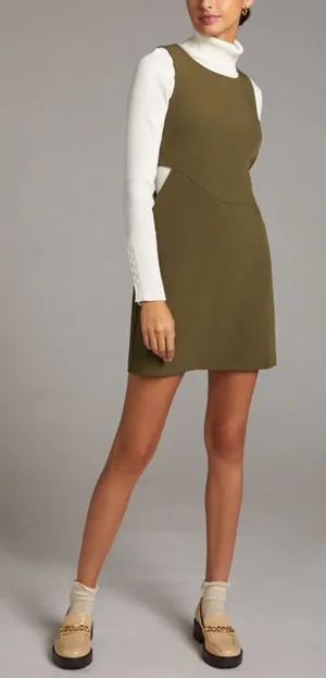 Anthropologie Mare‎ Mare Cut-Out Green Shift Dress thumbnail 1