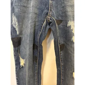 NWT One Teaspoon Sz 26 Blue Milk Freebird II Distressed Low Waist Boyfriend Jean thumbnail 2